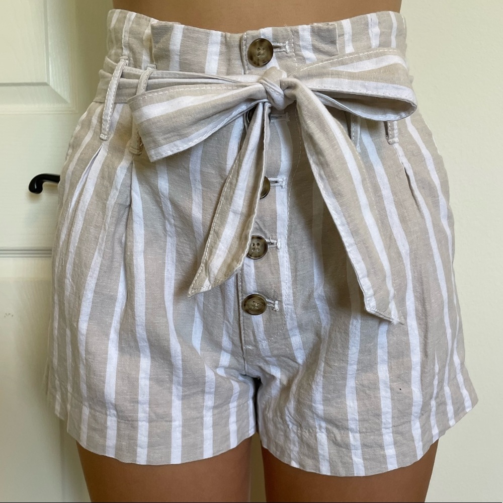 Abercrombie and Fitch Striped Shorts